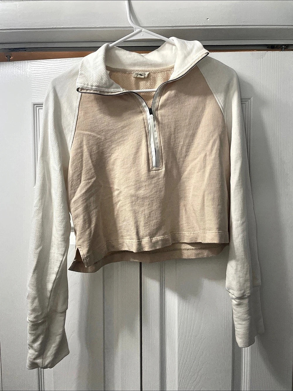 Pilcro by Anthropologie Half-Zip Pullover Small, Cute, Relaxed, Like New